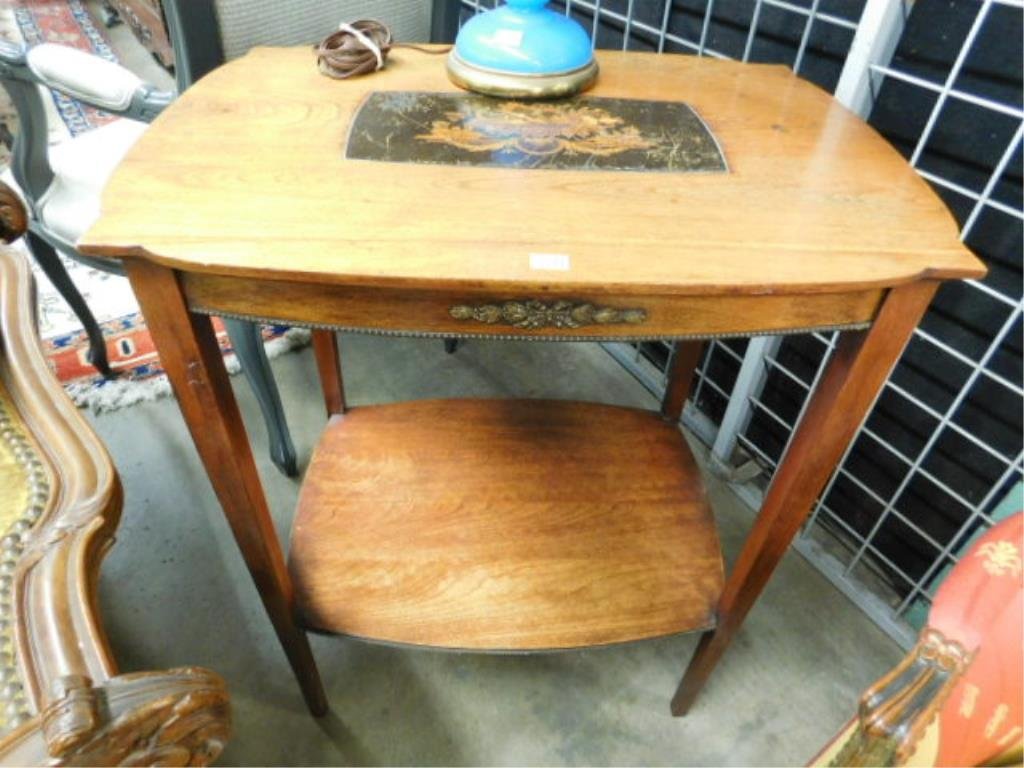 Cherry Provincial End Table (1 of 3)
