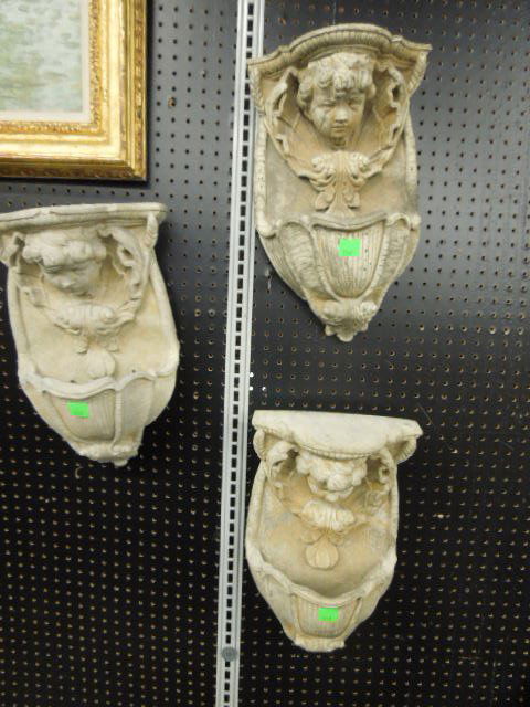 Concrete Outdoor Garden Shelf Planters (1 of 2)