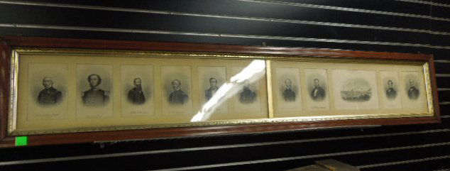 19th C. Civil War Photo Engravings Display (1 of 6)