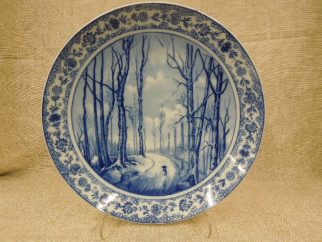 Rosenthal Blue & White Porcelain Charger (1 of 5)