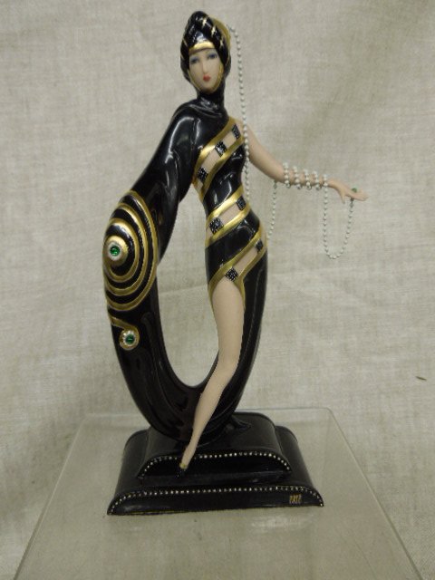 Franklin Mint Pearls & Emeralds Figure (1 of 5)