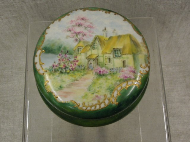 Willets Belleek Porcelain Dresser Jar (1 of 5)