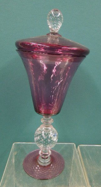 Pairpoint Glass Covered Jar (1 of 5)