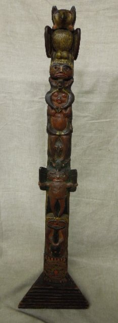 Native American Northwest Coast Totem Pole (1 of 10)