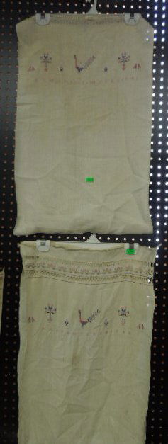 19th C. PA German Cross Stitched Linen Show Towels (1 of 5)