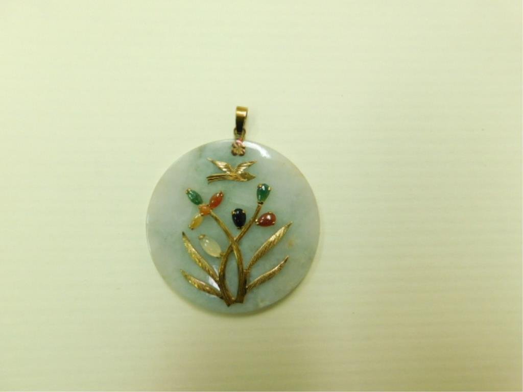 14k YG Jade Pendant (1 of 3)