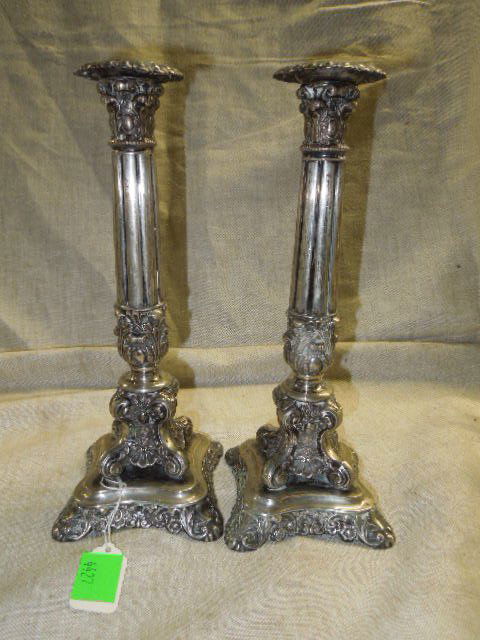 Pr Continental Silver Candlesticks (1 of 8)