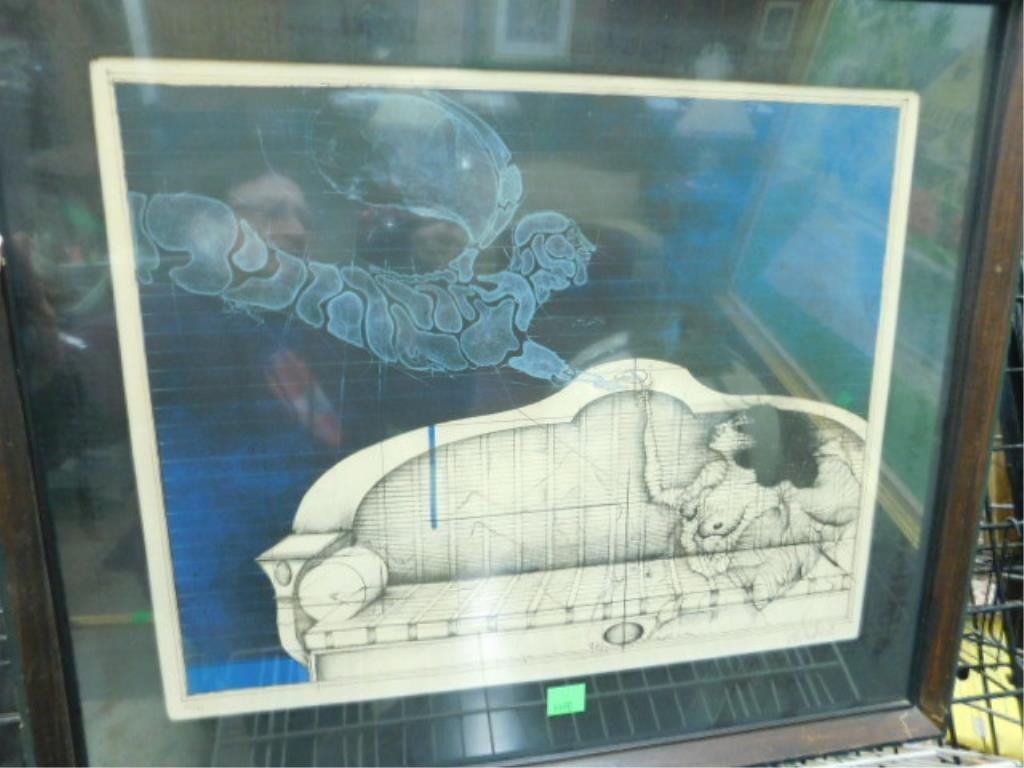 P. Wunderlich, Litho, "L'Ange Bleu" (1 of 5)