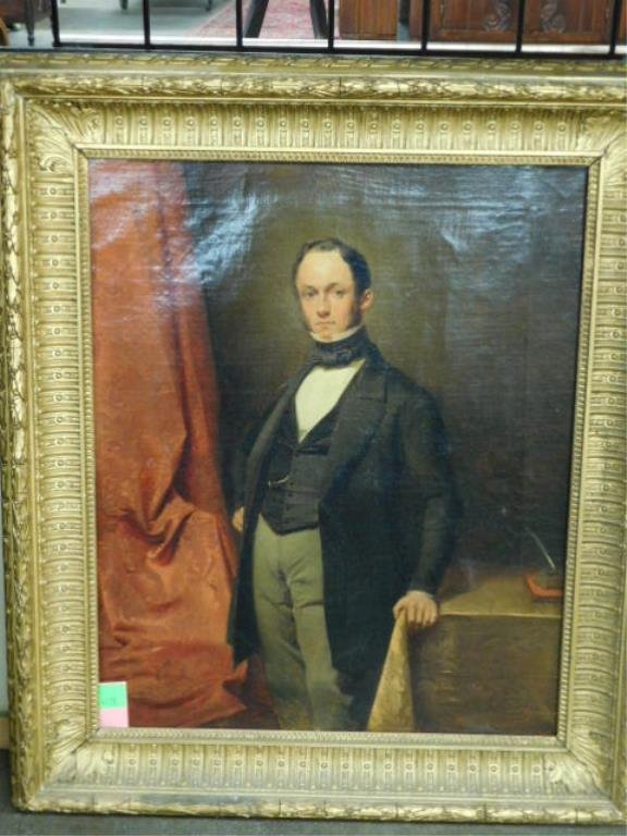 Unsigned, o/c, Portrait of a Gentleman (1 of 2)