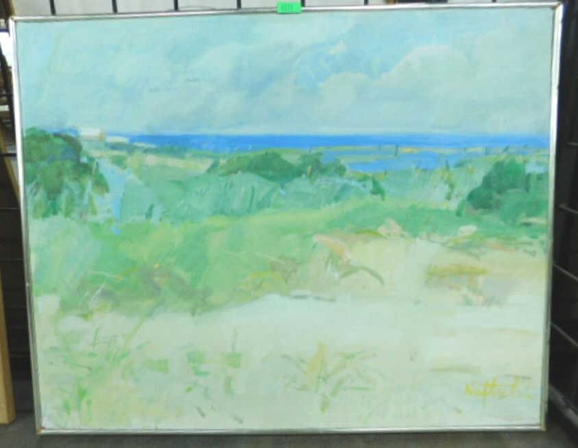 Rose Naftulin, o/c, Seaside Landscape (1 of 2)