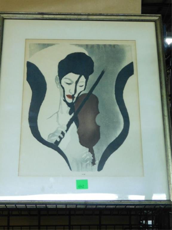 Koshiro Onchi Woodblock Print (1 of 2)