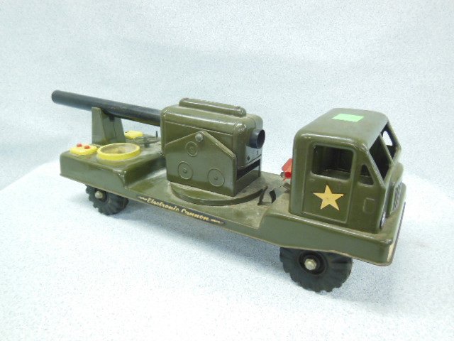 Vintage tin NY LInt Electronic Cannon (1 of 5)