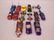 15 Hot Wheels and Matchbox race & other cars