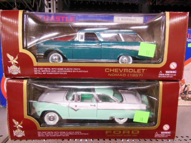 2 Diecast collectible cars, 1:18 scale (1 of 1)