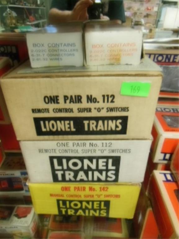 3 sets Lionel super O switches (1 of 5)