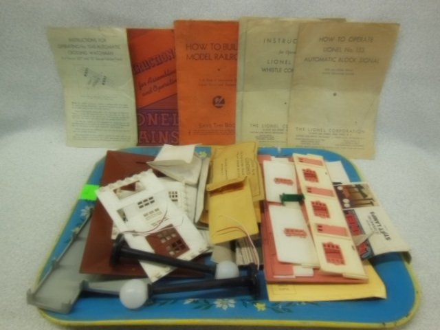 Lot assorted railroad accessories and manuals (1 of 6)