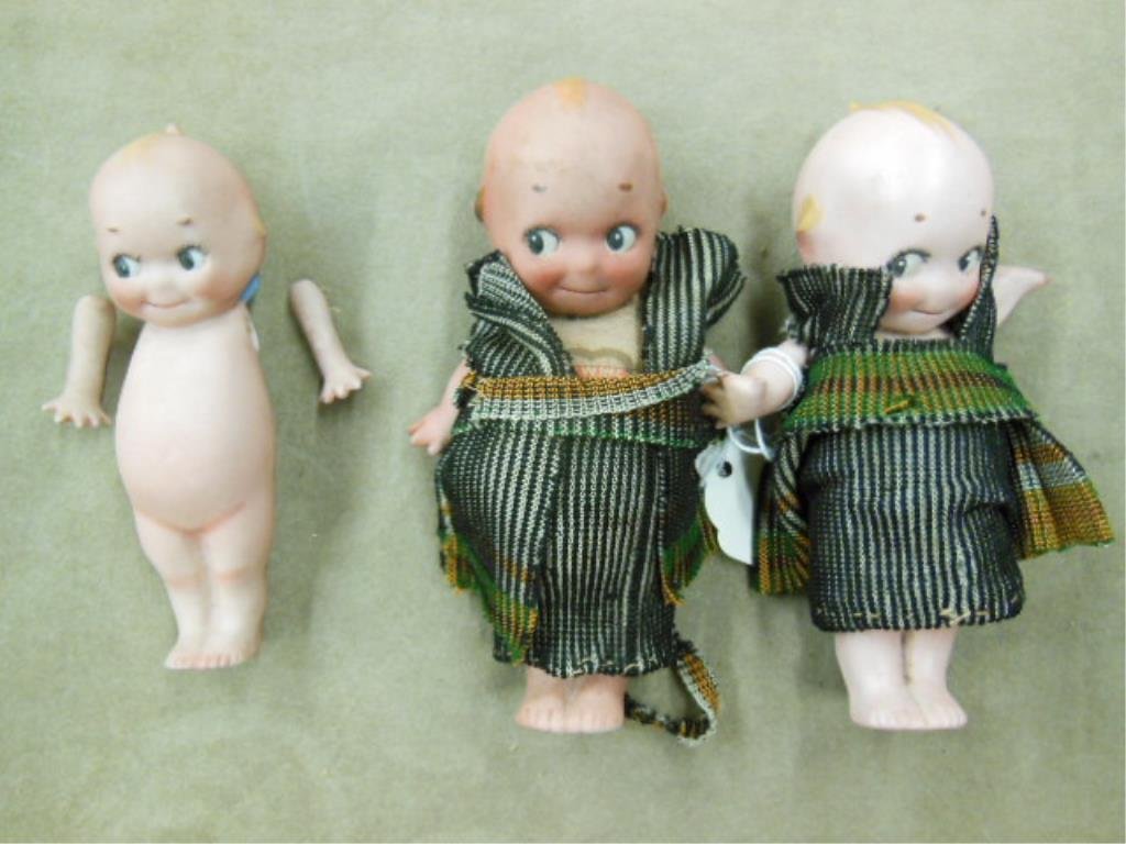 3 Vintage Rose O'Neill German googly eye type (1 of 4)