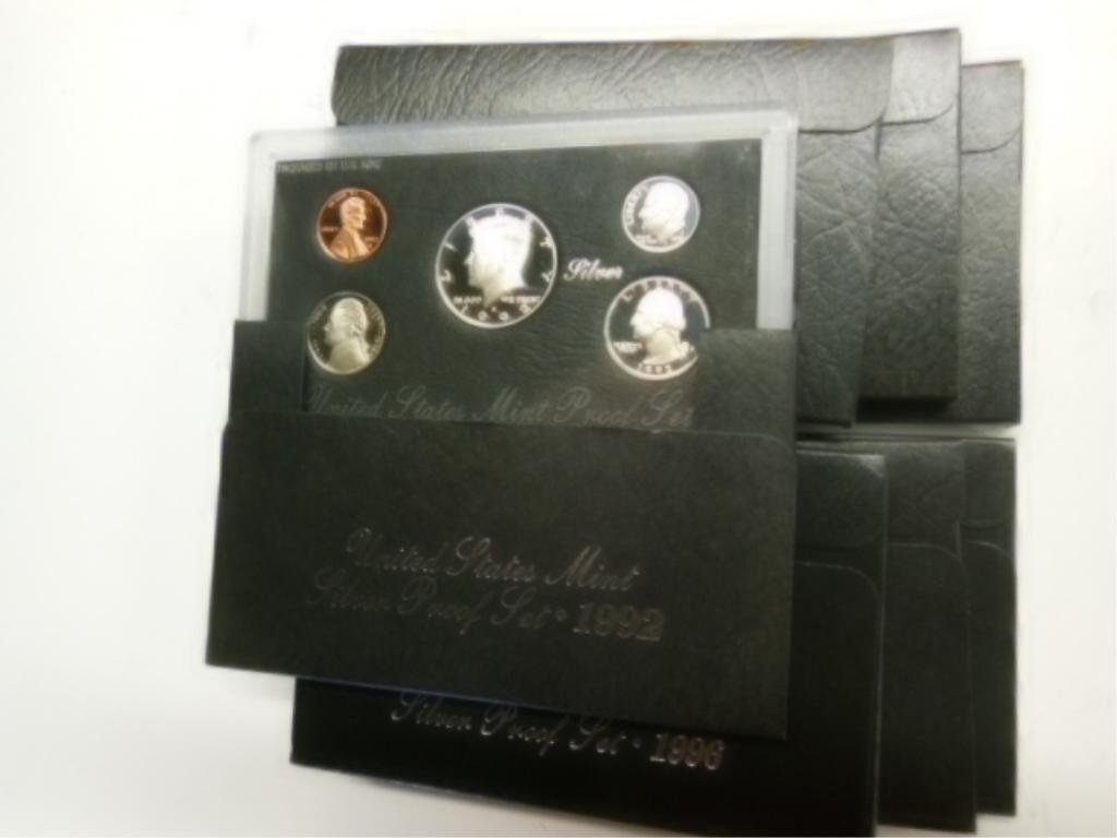 7 US Silver Proof Sets (1 of 4)