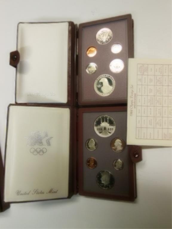 1983 & 1984 Olympic Prestige Proof Sets (1 of 6)