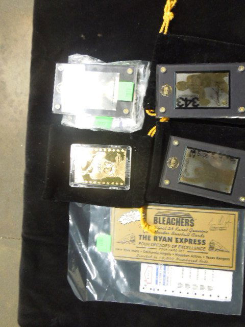 Lot of Gold Plated Sports Trading Cards (1 of 5)