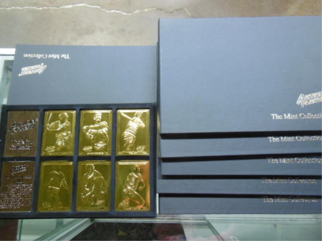 (7) Action Packed Mint Collection Gold Card Sets (1 of 10)