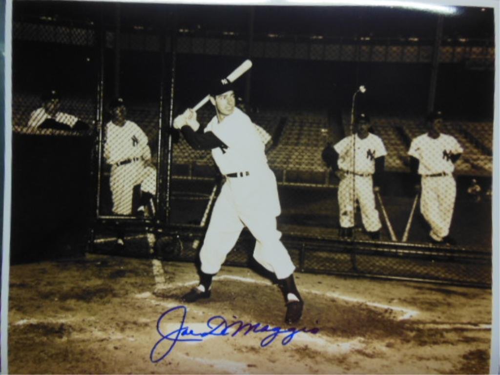 Signed Joe DiMaggio Photo (1 of 4)