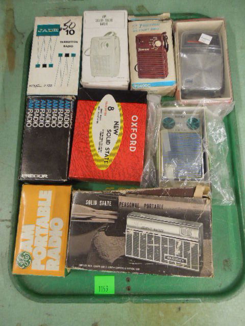 Tray lot of Assort. Radios (1 of 6)