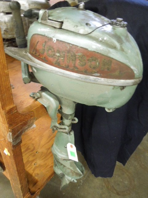 Vintage Johnson Seahorse 5.5 HP Tiller Boat Engine (1 of 6)