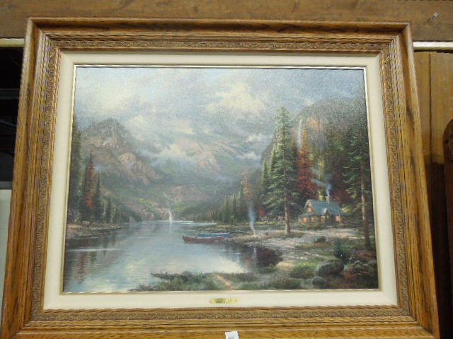 Thomas Kincade Giclee on canvas (1 of 7)