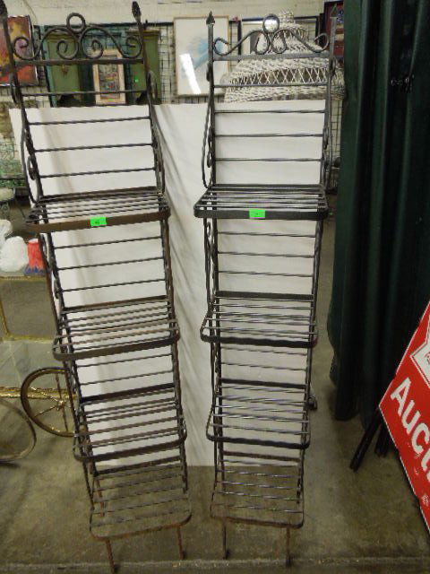 Pr Wrought Iron Plant Stands (1 of 2)