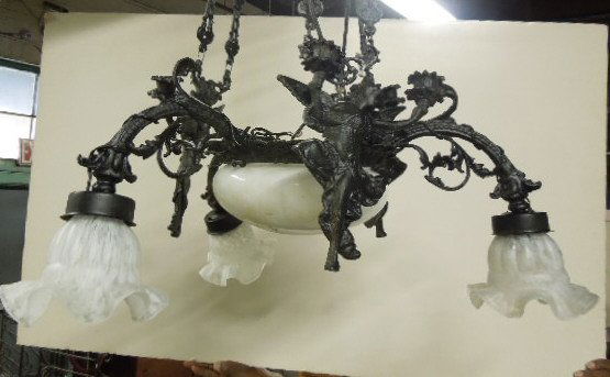 Art Nouveau Style Chandelier (1 of 5)