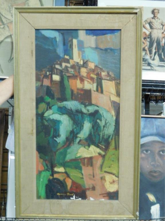 M. Freed, o/c, "St. Paul de Vence" (1 of 5)