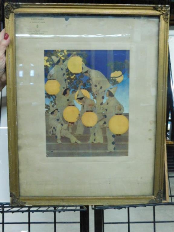 Maxfield Parrish, Litho, "Lanterns" (1 of 4)