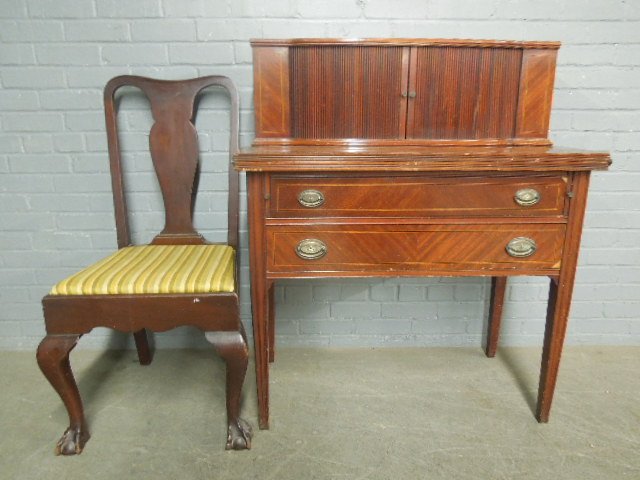 Hepplewhite Style Lady's Desk w/Chair (1 of 7)