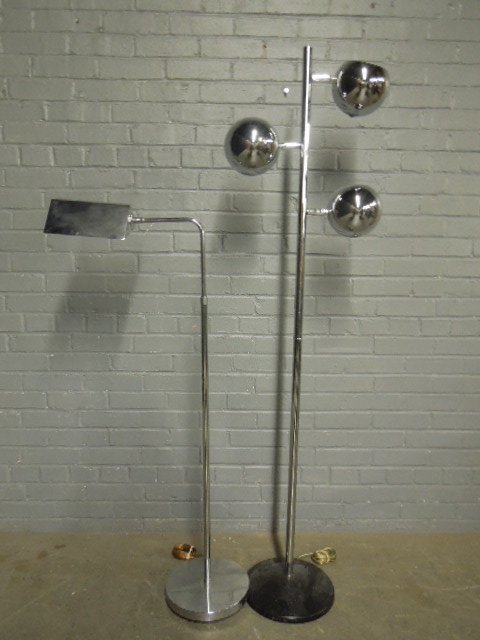 Mid Century Modern Chrome Floor Lamps (1 of 5)