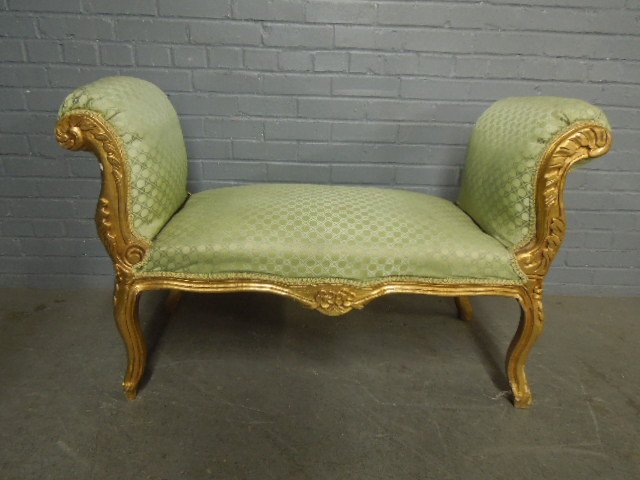 Louis XV Style Fireside Bench (1 of 4)