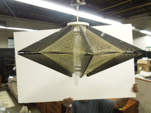 Two String Art ceiling fixtures (1 of 5)