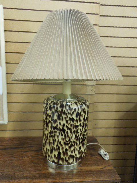 Murano Glass Tortoise Shell Lamp (1 of 2)