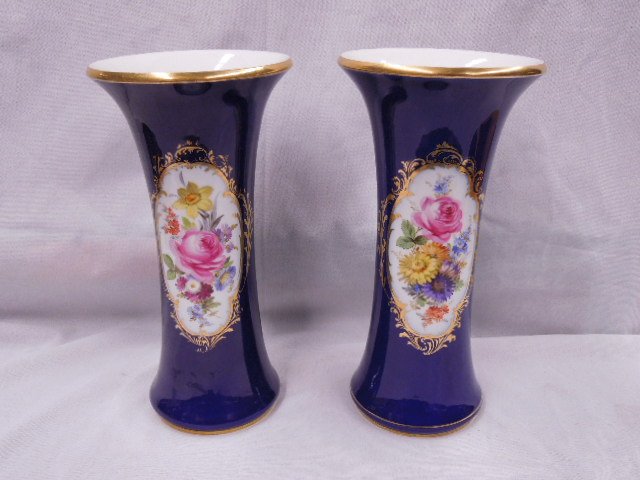 Meissen Porcelain Hand Painted Vases (1 of 3)