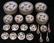 1163: 68 pcs Kutani, Early 20th C. porcelain