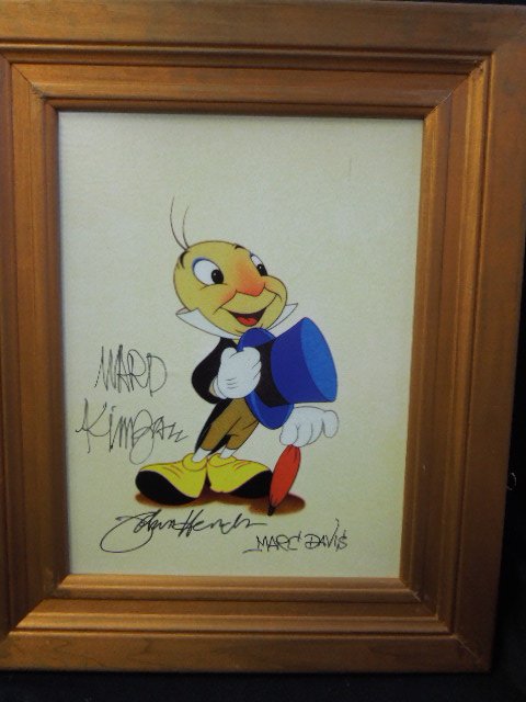 Disney Animation Event piece J. Cricket signed (1 of 4)