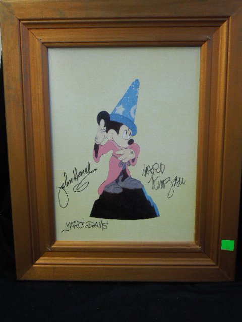 Disney Animation Event pc. Mickey Sorcerer signed (1 of 3)