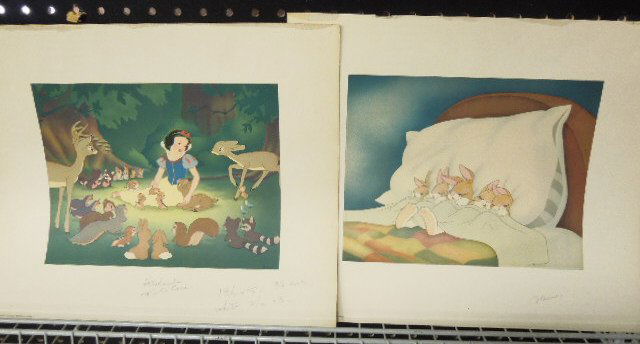2 Disney Artist Prints, Unframed (1 of 5)