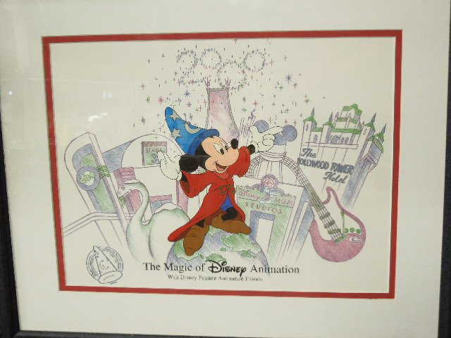 Framed Magic Of Disney Animation Cel