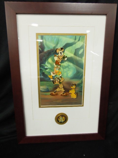 Framed 1999 Disneyana Safari Pin Set (1 of 5)