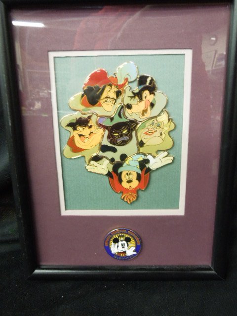 Framed 1997 Disneyana Cloisonne Pin Set (1 of 3)