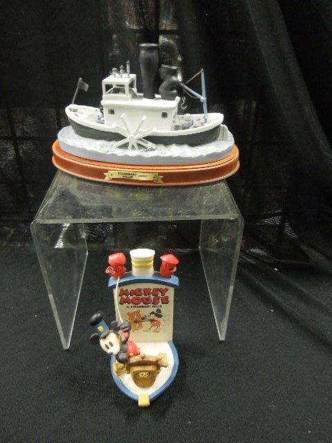 2 Steamboat Willie Resin Figurines (1 of 4)