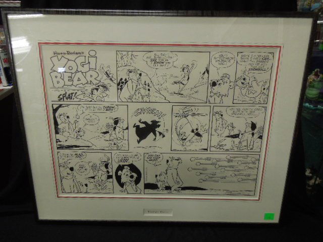 Framed Yogi Bear Master sheet "Rapid Bow" (1 of 6)