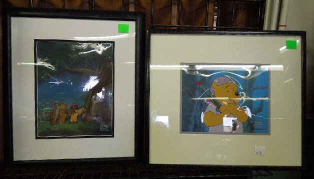 2 Framed Disney Original Pooh Cels (1 of 5)