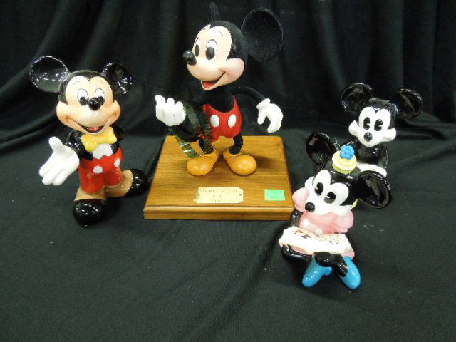 Mickey Mouse Porcelain Figurines (1 of 4)
